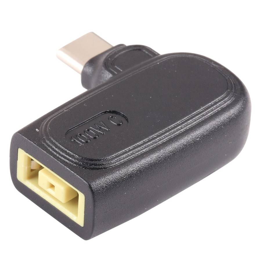 100W Big Square USB Female to USB-C/Type-C Male Plug Laptop Adapter Connector For Lenovo Thinkpad