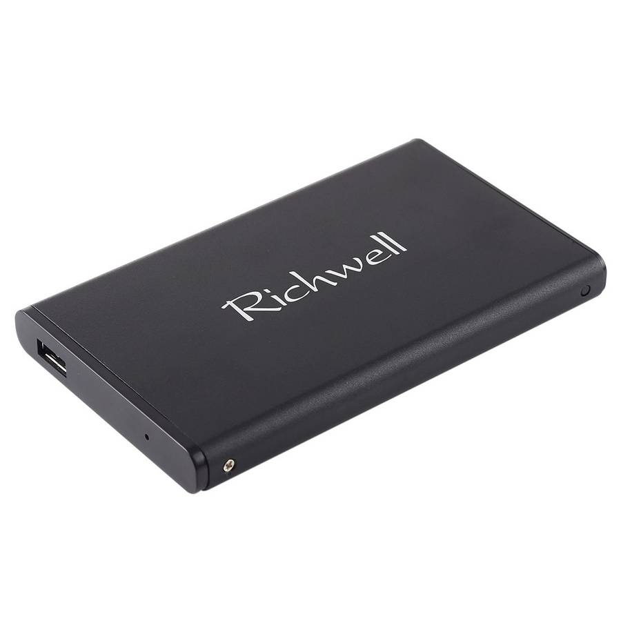 Richwell SATA R2-SATA-500GB 500GB 2.5 inch USB3.0 Super Speed Interface Mobile Hard Di ... (Black)