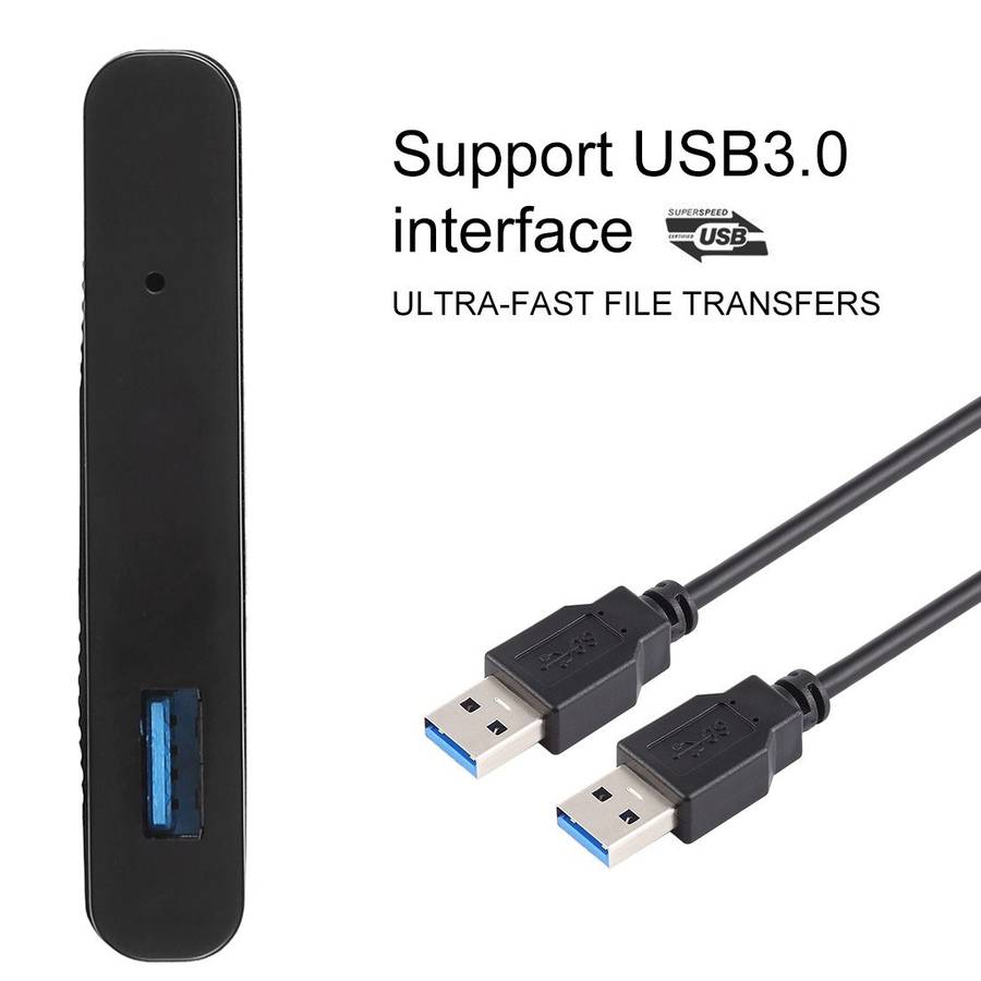 Richwell SATA R2-SATA-500GB 500GB 2.5 inch USB3.0 Super Speed Interface Mobile Hard Di ... (Black)