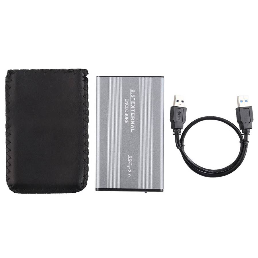 Richwell SATA R2-SATA-500GB 500GB 2.5 inch USB3.0 Super Speed Interface Mobile Hard Dis ... (Grey)