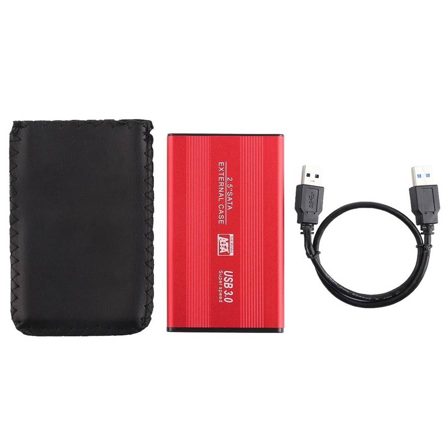 Richwell SATA R2-SATA-500GB 500GB 2.5 inch USB3.0 Super Speed Interface Mobile Hard Disk ... (Red)