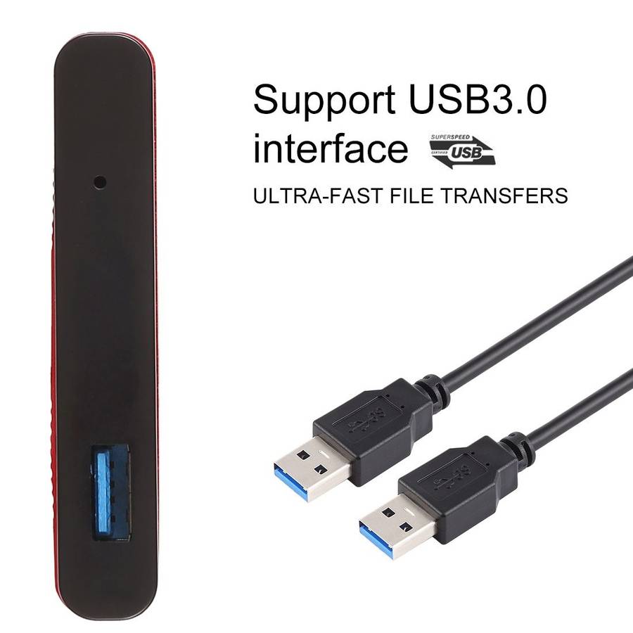 Richwell SATA R2-SATA-500GB 500GB 2.5 inch USB3.0 Super Speed Interface Mobile Hard Disk ... (Red)