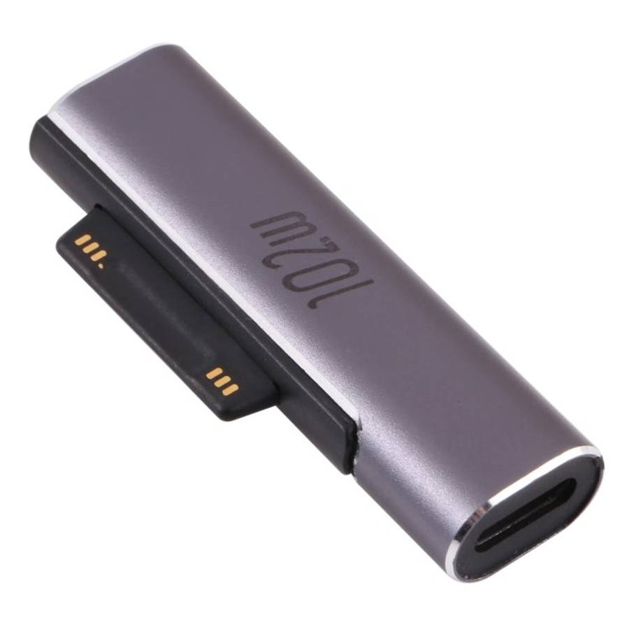 102W USB-C / Type-C Female Charging Adapter for Microsoft Surface Pro 3 / 4 / 5 / 6 / 7 / Surface