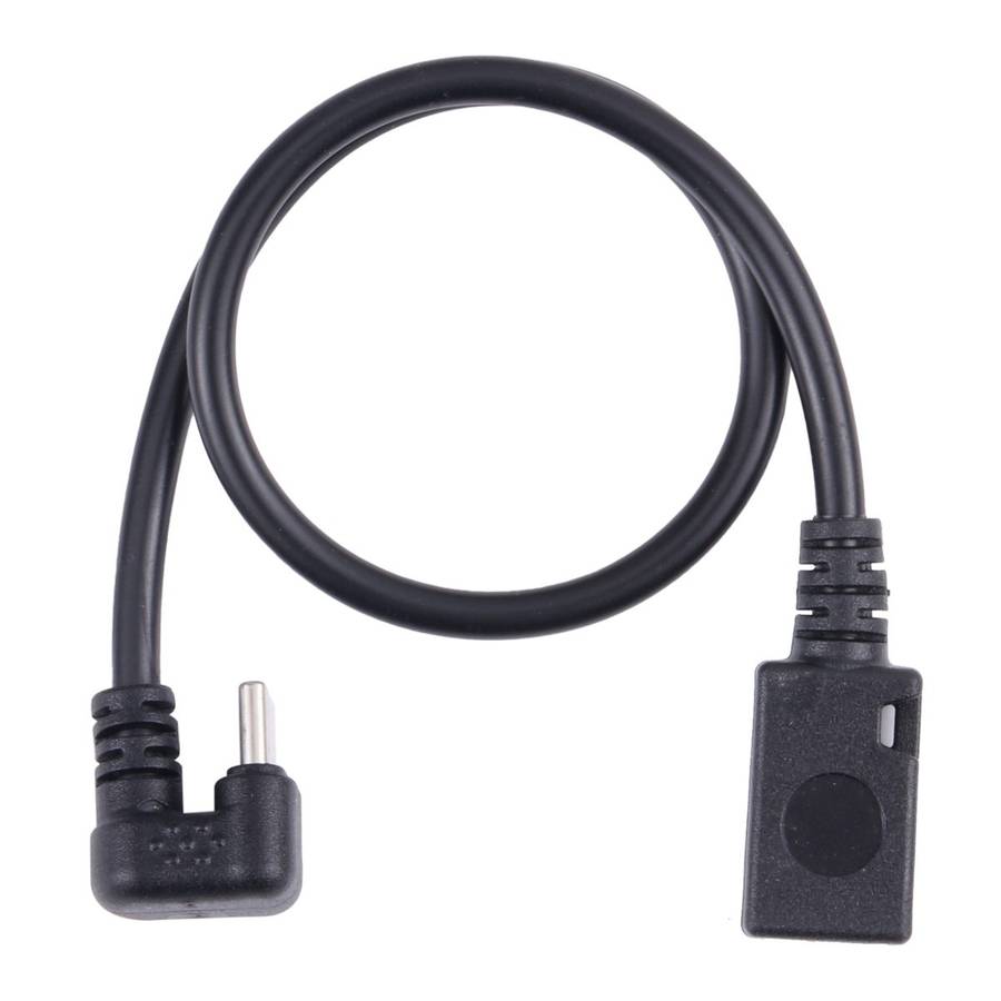 U-shaped USB-C / Type-C Male to Micro USB Female Extension Cable