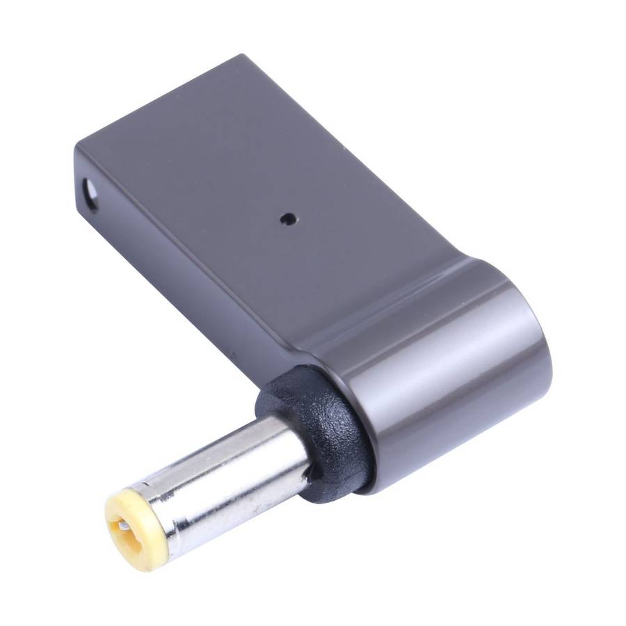 100W USB-C / Type-C Female to DC 5.5 x 2.5mm Male Computer Charging Adapter for Lenovo