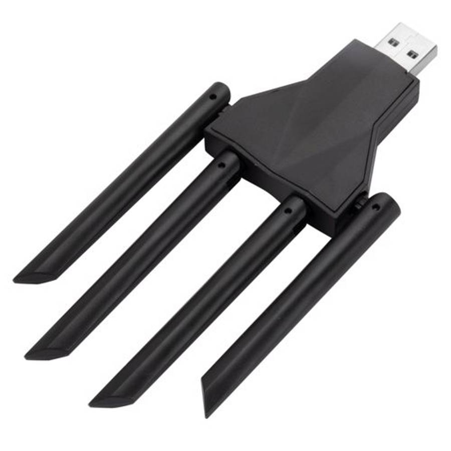 1300Mbps 5G Wireless Network Card Gigabit Dual Band Driver-free USB WiFi Receiver