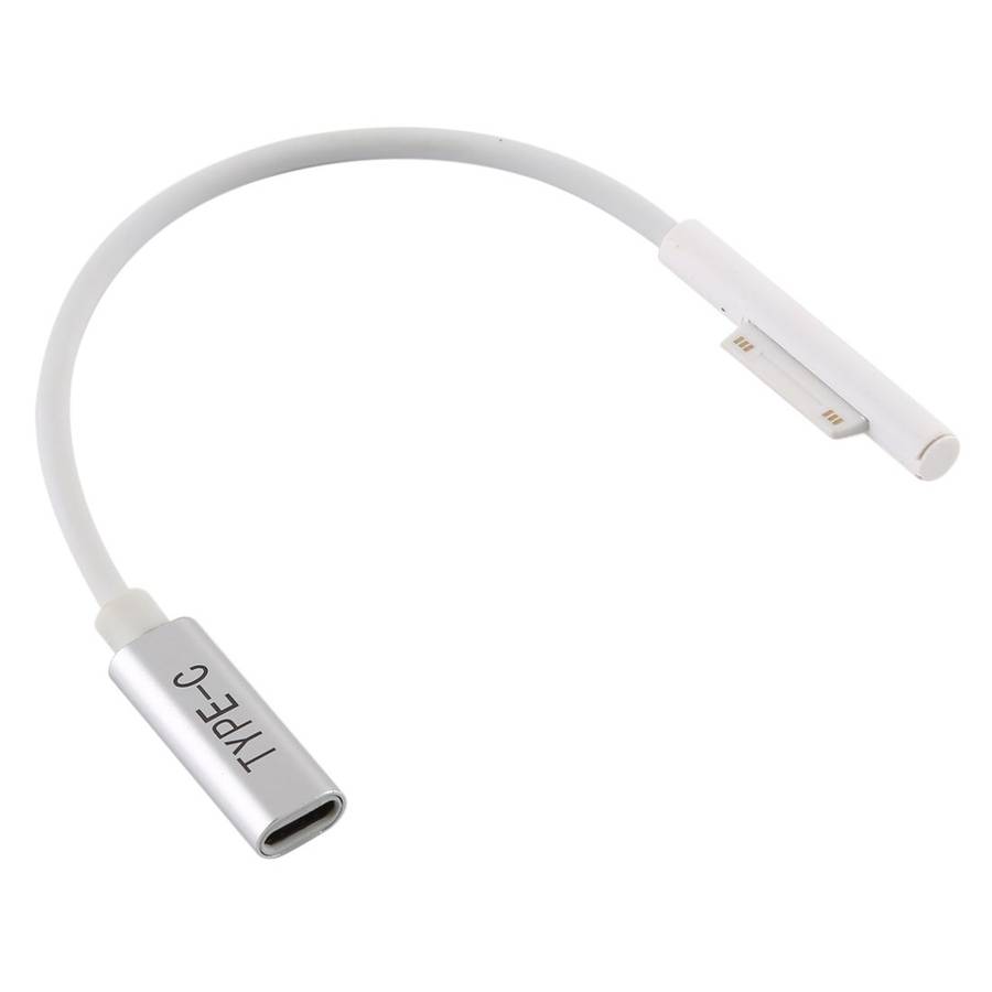 Pro 9 / 8 / 7 / 6 / 5 / 4 / 3 to USB-C / Type-C Female Interfaces Power Adapter Charge ... (White)