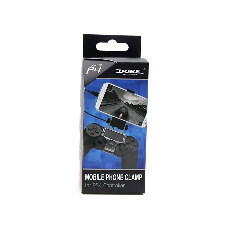 DOBE TP4-016 Smartphone OTG Clamp Holder for Sony PS4 Game Controller, Suitable for Up to 6 inch P