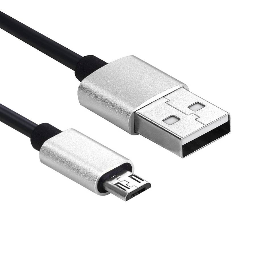 30cm to 100cm High Speed Spring Style Micro USB to USB 2.0 Flexible Elastic Spring Coiled Cable US