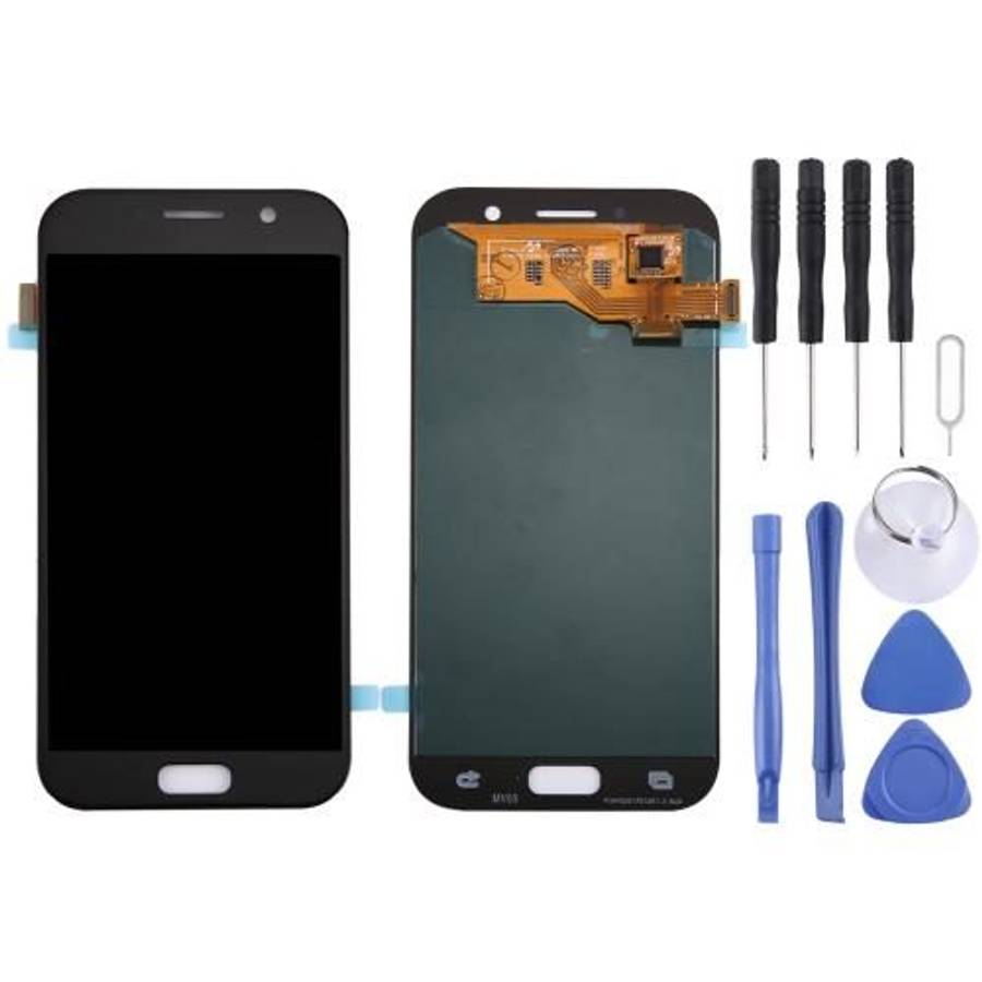 Original LCD Display + Touch Panel for Galaxy A5 (2017) / A520, A520F, A520F/DS, A520K ... (Black)