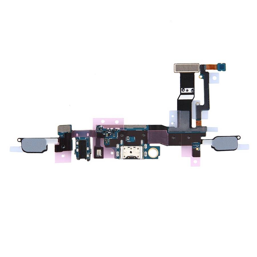 For Galaxy C5 Pro / C5010 Charging Port + Home Button + Earphone Jack Flex Cable