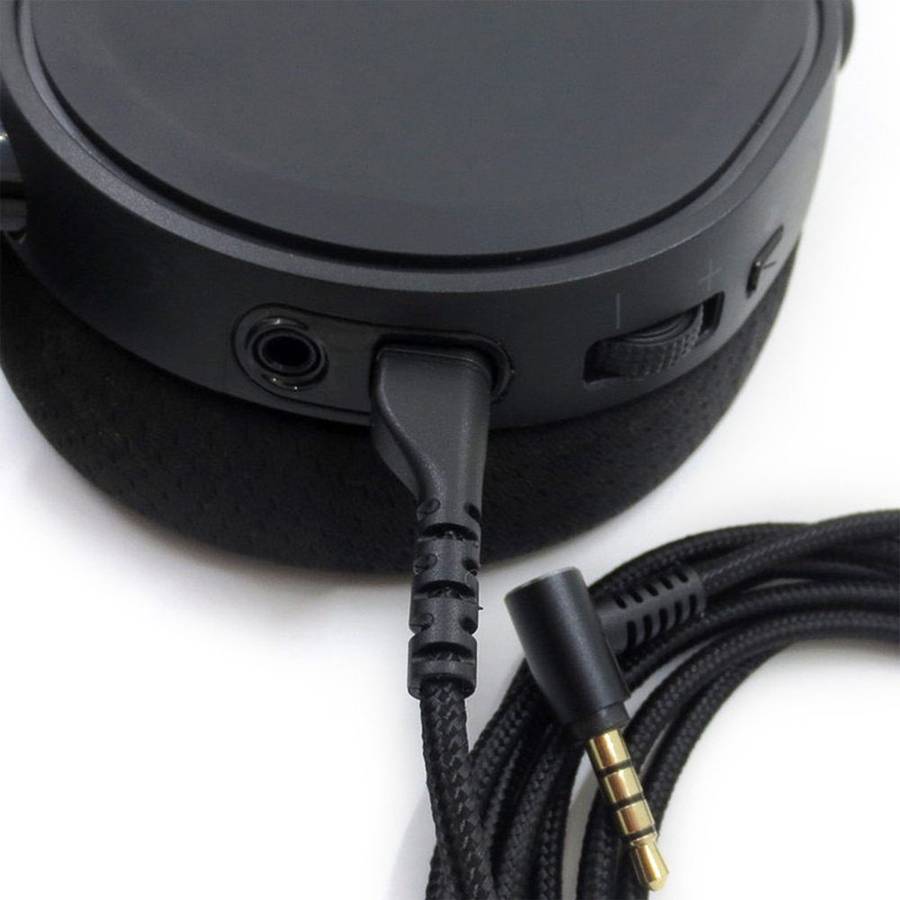 ZS0135 For SteelSeries Arctis 3 / 5 / 7 Earphone Audio Cable, Cable Length: 2m(Black)
