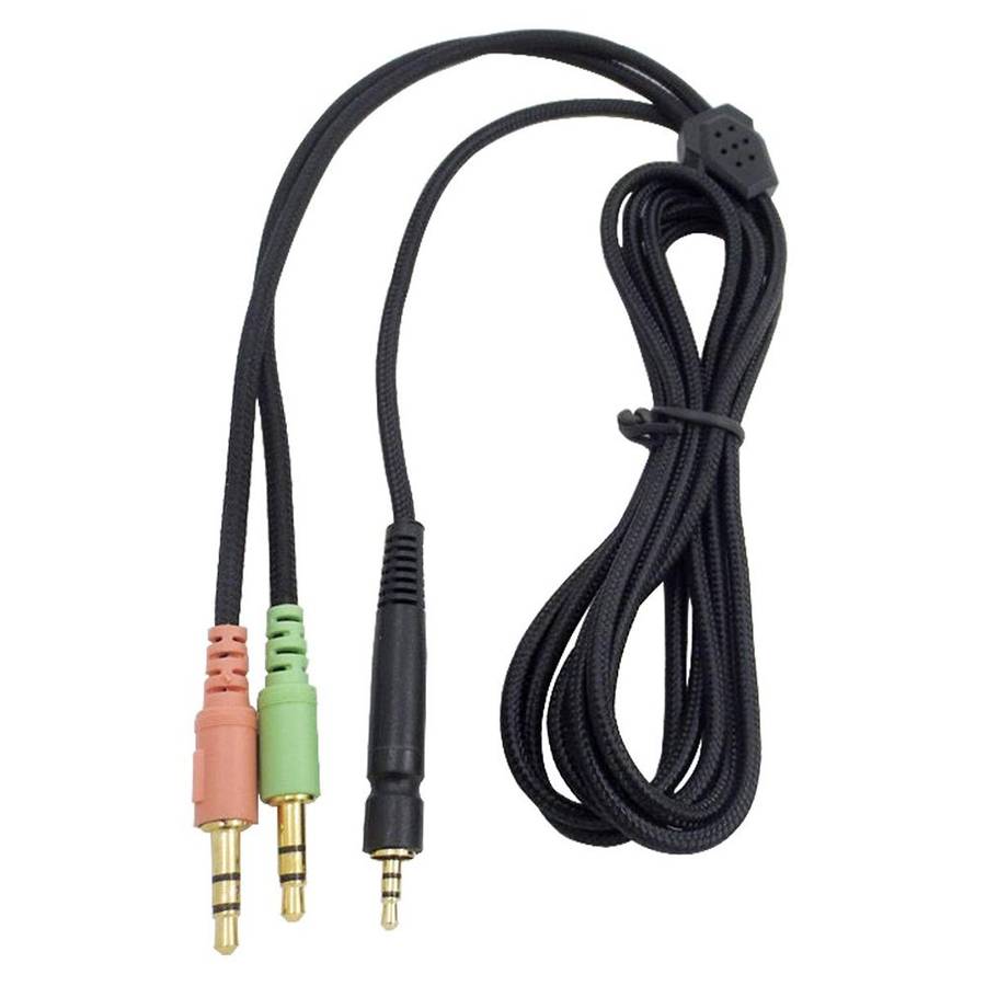 ZS0076 PC Version Gaming Headphone Cable for Sennheiser PC 373D GSP350 GSP500 GSP600 G4ME ONE GAME
