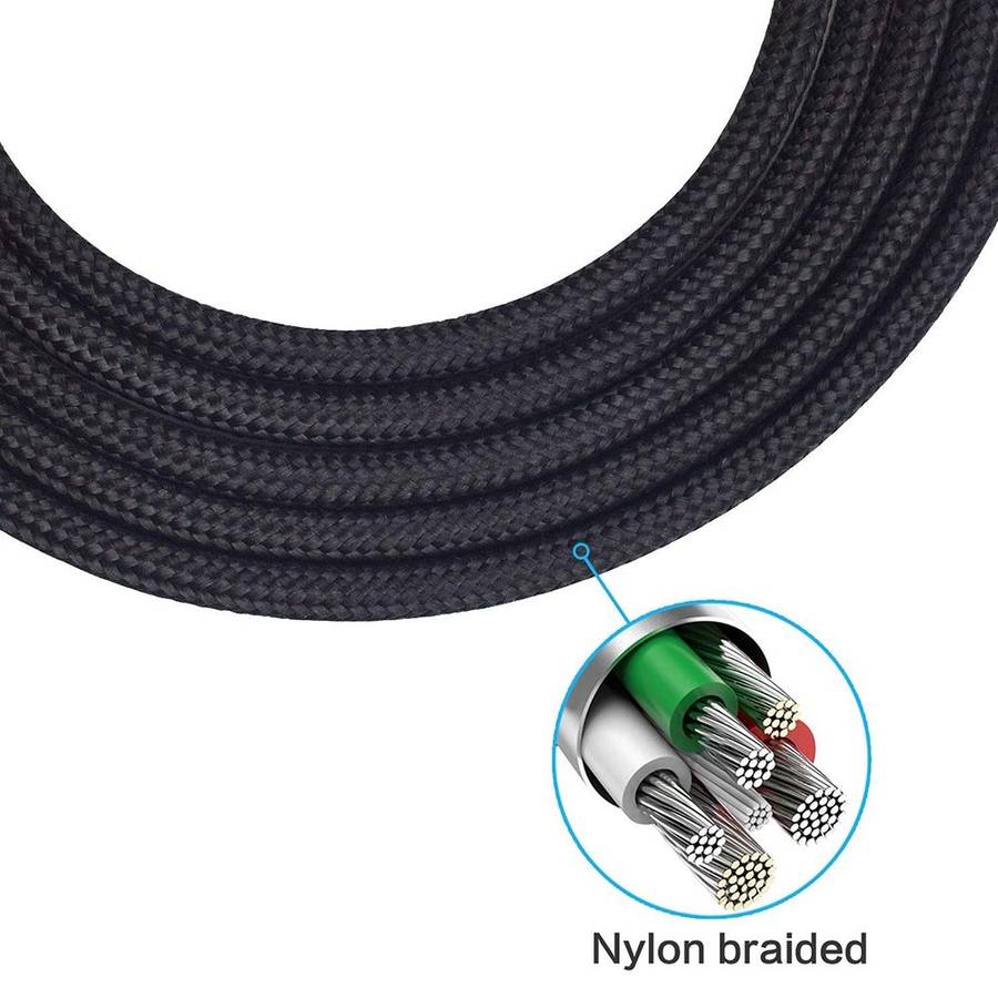 ZS0076 Mobile Version Gaming Headphone Cable for Sennheiser PC 373D GSP350 GSP500 GSP600 G4ME ONE