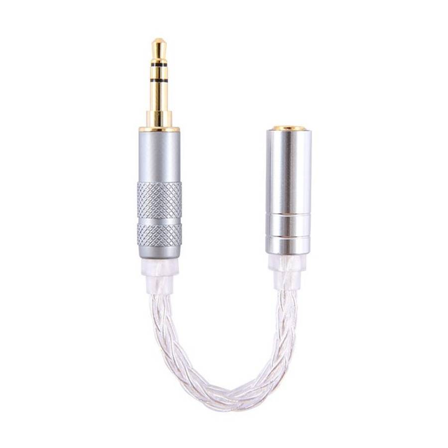 ZS0021 3.5mm Male to 2.5mm Female Balance Adapter Cable (Silver)