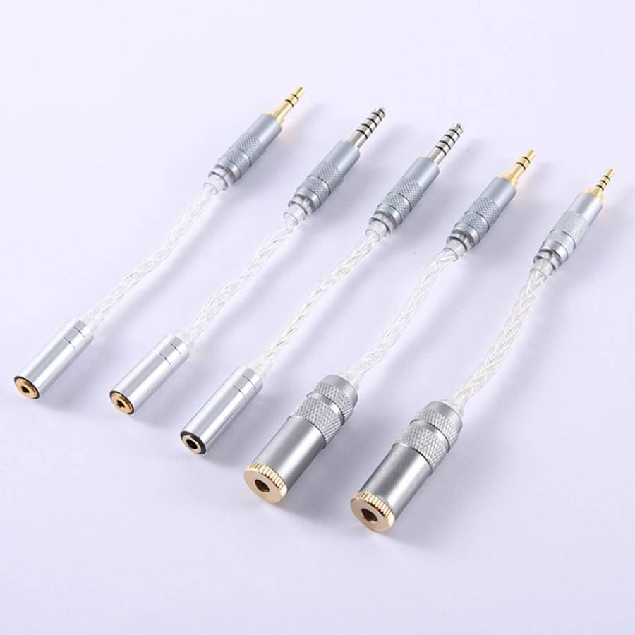 ZS0021 3.5mm Male to 2.5mm Female Balance Adapter Cable (Silver)