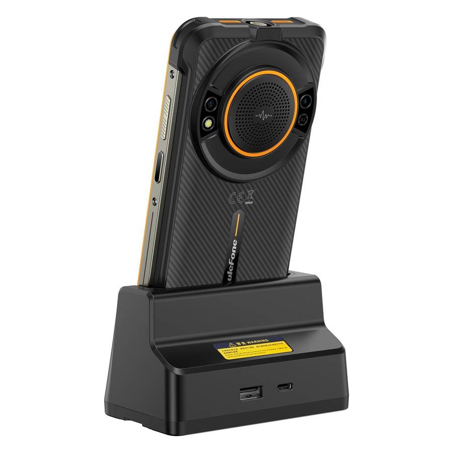 For Ulefone Power Armor 16 Pro / Armor 21 Ulefone USB-C / Type-C Desk Charging Dock(Black)