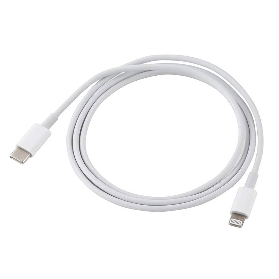 20W 9V/2A 1M USB-C / Type-C to 8 Pin PD Fast Charging Cable for iPhone, iPad, Cable Le ... (White)