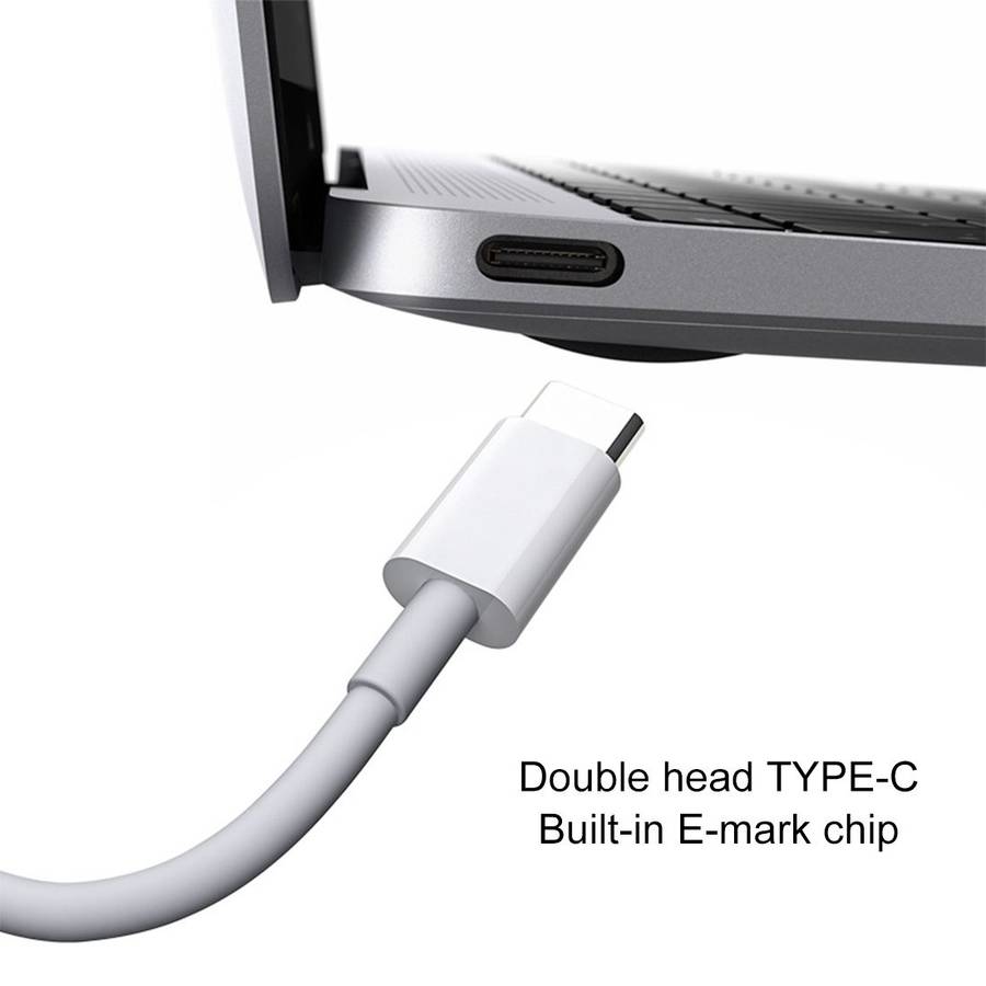 PD 5A USB-C / Type-C Male to USB-C / Type-C Male Fast Charging Cable, Cable Length: 2m (Black)