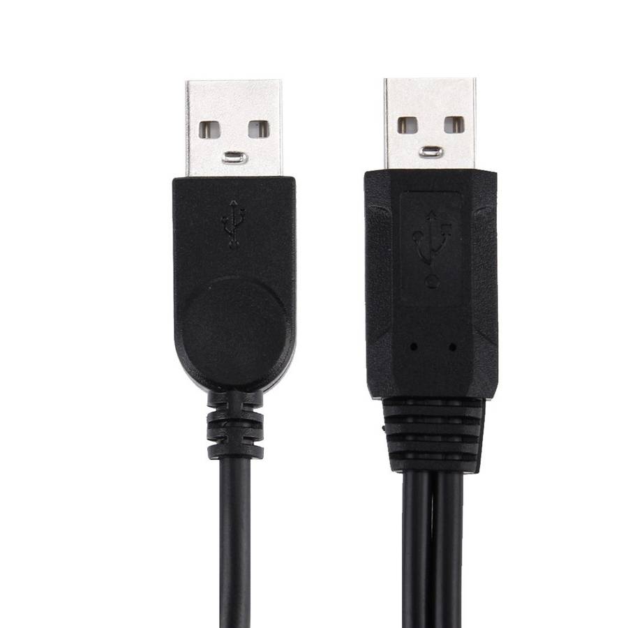 50cm 2 in 1 USB 2.0 to Micro USB + USB Data / Charging Cable
