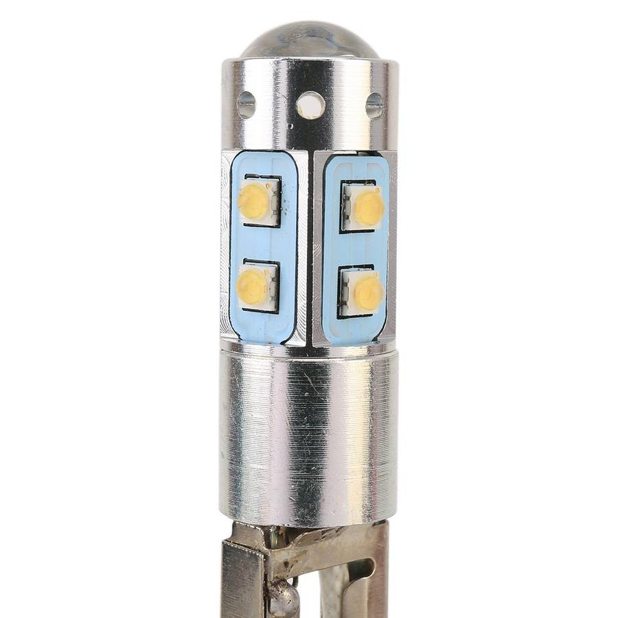 H3 50W 600LM 5500K White Light 10 SMD-2828-LEDs Car Foglight , Constant Current ... (White Light)