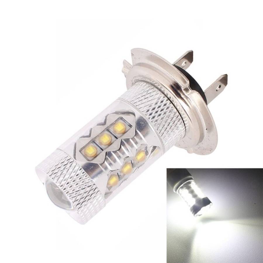 H7 80W 800LM 6500K White Light 16-3535-LEDs Car Foglight , Constant Current , DC ... (White Light)