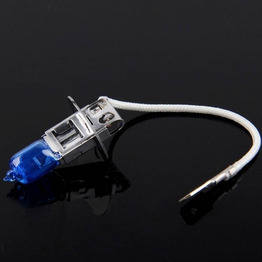 H3 Super White Xenon Bulbs, DC12V 100W 2400LM