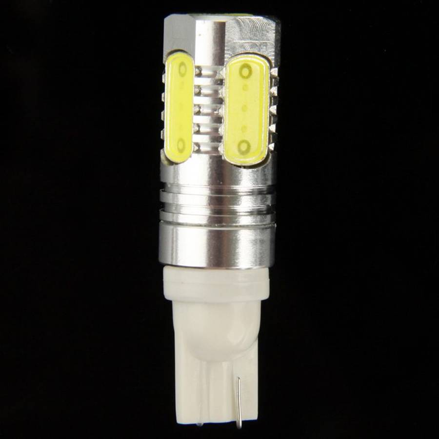 T10 5W White Light LED Light Bulb for Vehicles, DC 12V