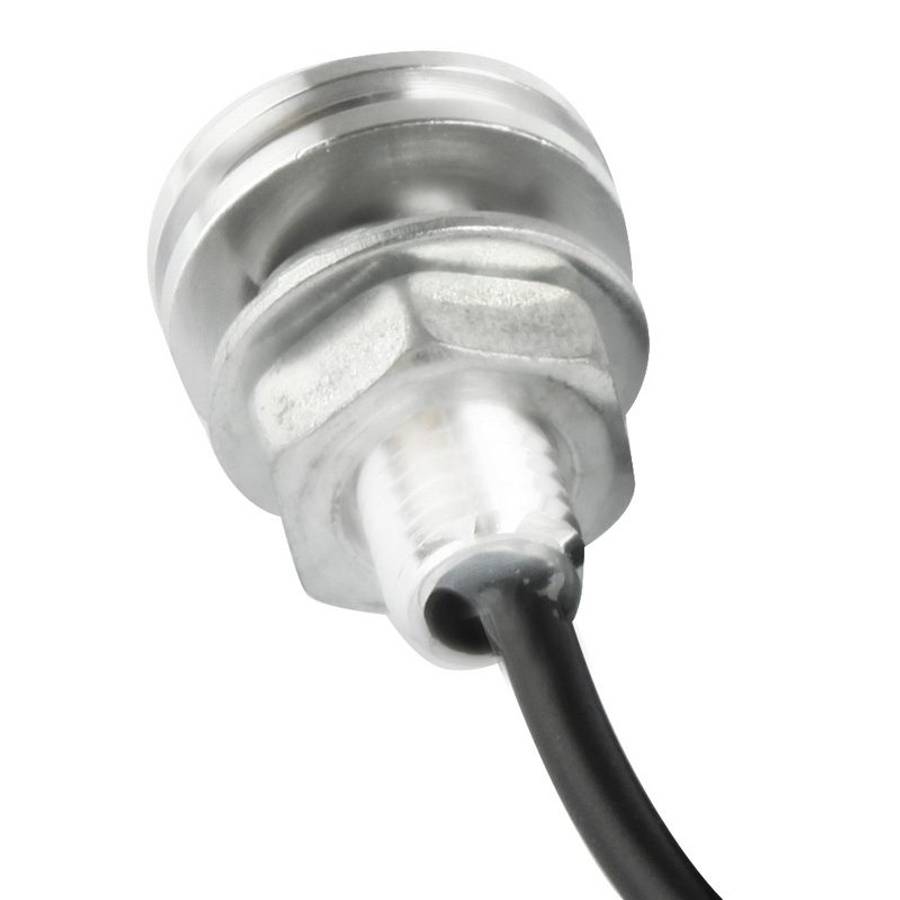3W Waterproof Eagle Eye Light Green LED Light for Vehicles, Cable Length: 60cm(Silver)