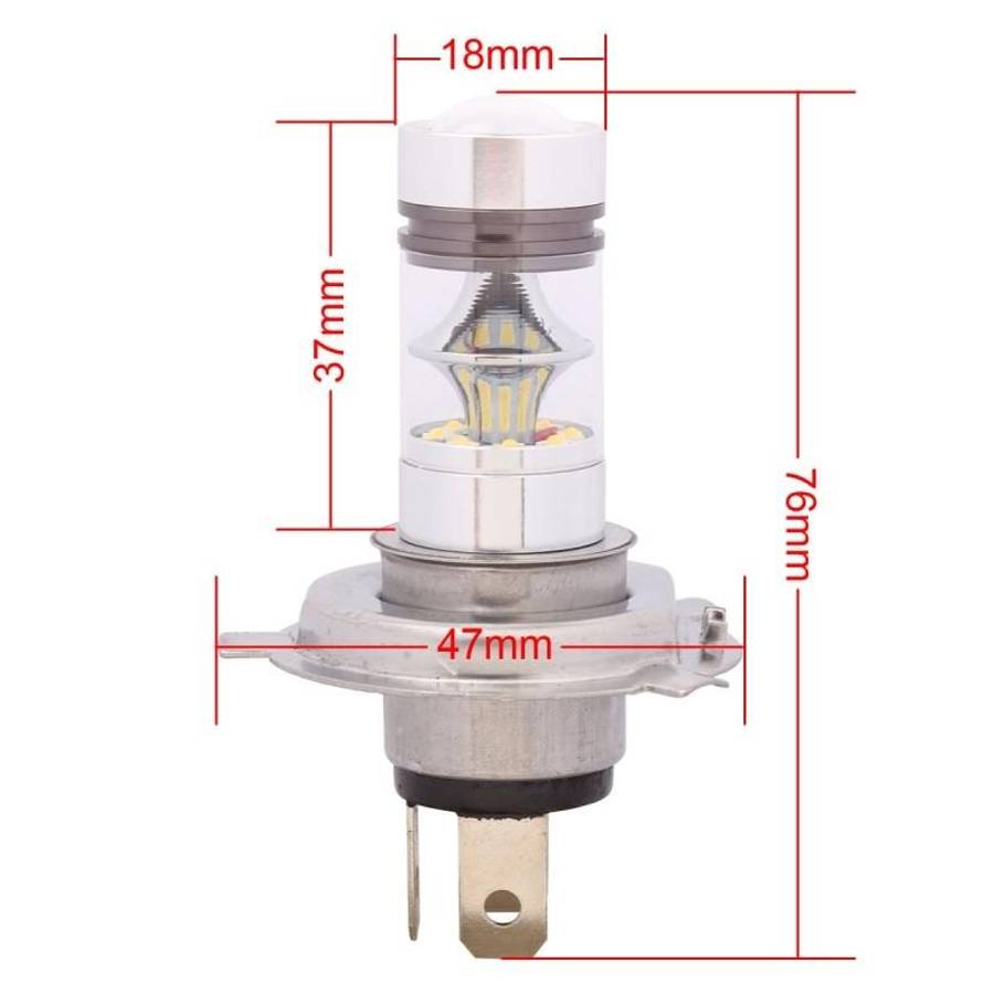 H4 850LM P43T 100W LED Car Front Headlights / Daytime Running Light / Driving Lam ... (Cool White)