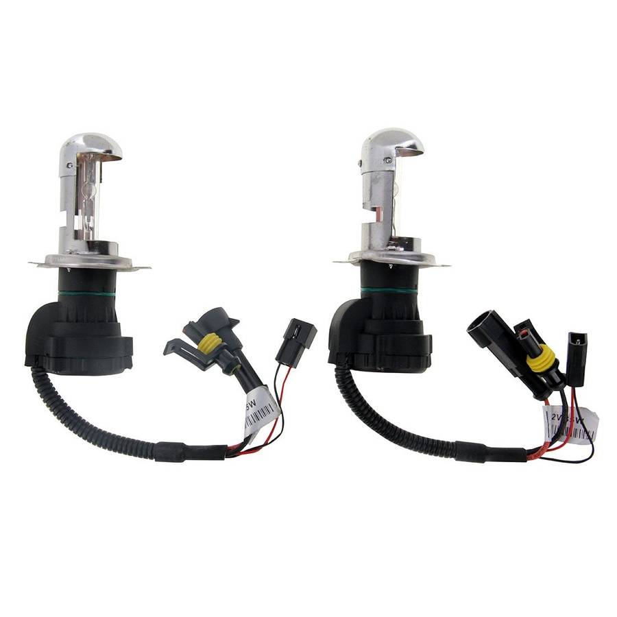 DC12V 35W H4-3 HID Xenon Light Single Beam Super Vision Waterproof Head Lamp with One Cable, Color