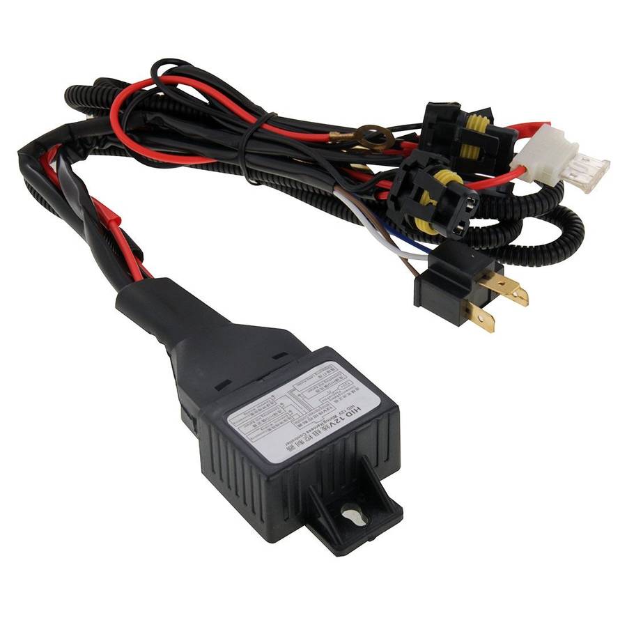 DC12V 35W H4-3 HID Xenon Light Single Beam Super Vision Waterproof Head Lamp with One Cable, Color