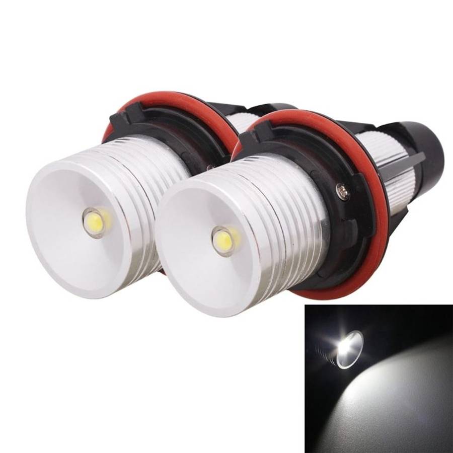 MZ E39 3W 240LM LED Super Bright Car Angel Eyes White Daytime Running Marker Light for BMW E39, DC