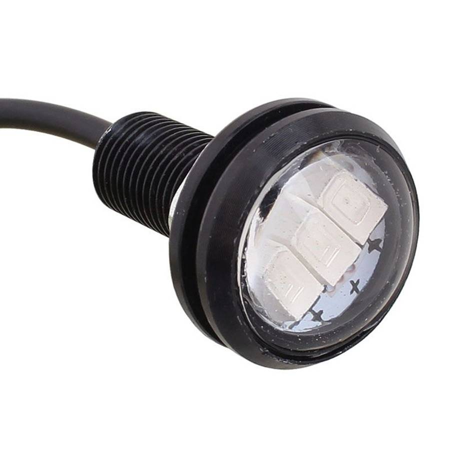 2 PCS 22.5mm 1.5W 150LM Blue Light 3 LED SMD 5630 Spotlight Eagle Eye Light Daytime Running Light
