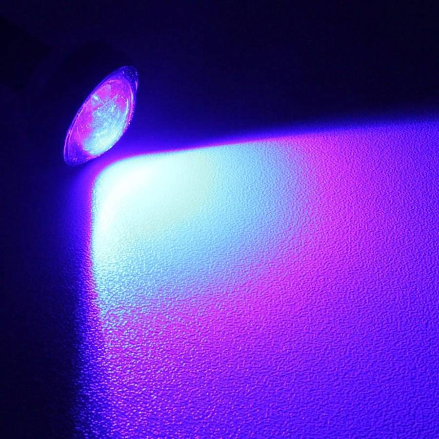 2 PCS 22.5mm 1.5W 150LM Blue Light 3 LED SMD 5630 Spotlight Eagle Eye Light Daytime Running Light