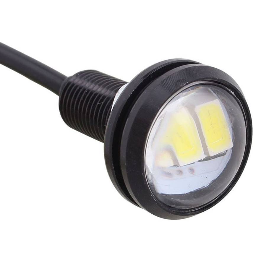 2 PCS MZ 22.5mm 1.5W 150LM White Light 3 LED SMD 5630 Spotlight Eagle Eye Light Daytime Running Li