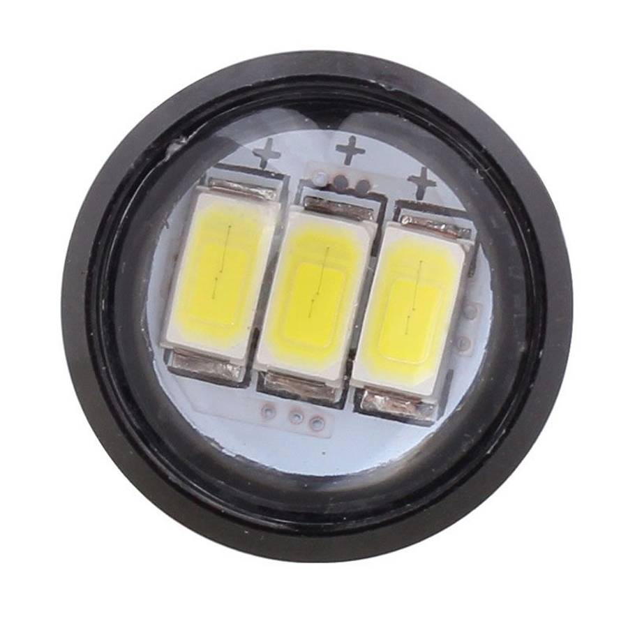 2 PCS MZ 22.5mm 1.5W 150LM White Light 3 LED SMD 5630 Spotlight Eagle Eye Light Daytime Running Li