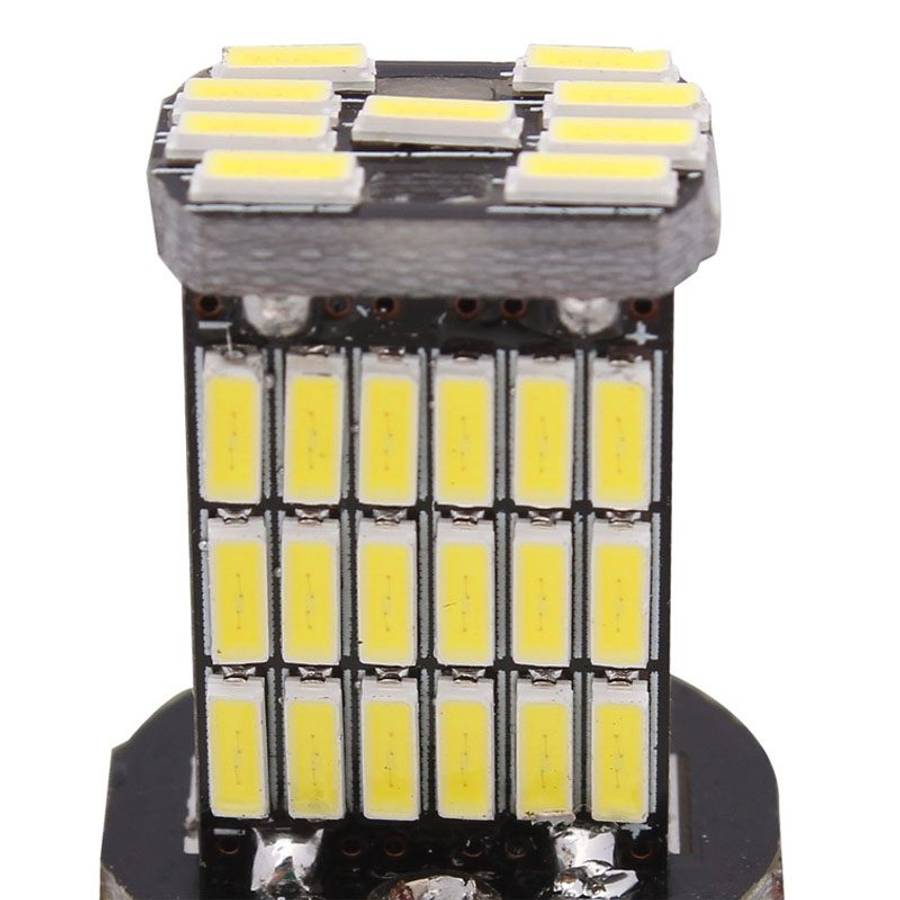 2 PCS 1157 9W 450LM White Light 45 LED 4014 SMD Car Brake Light Steering Light Bulb, DC 12V