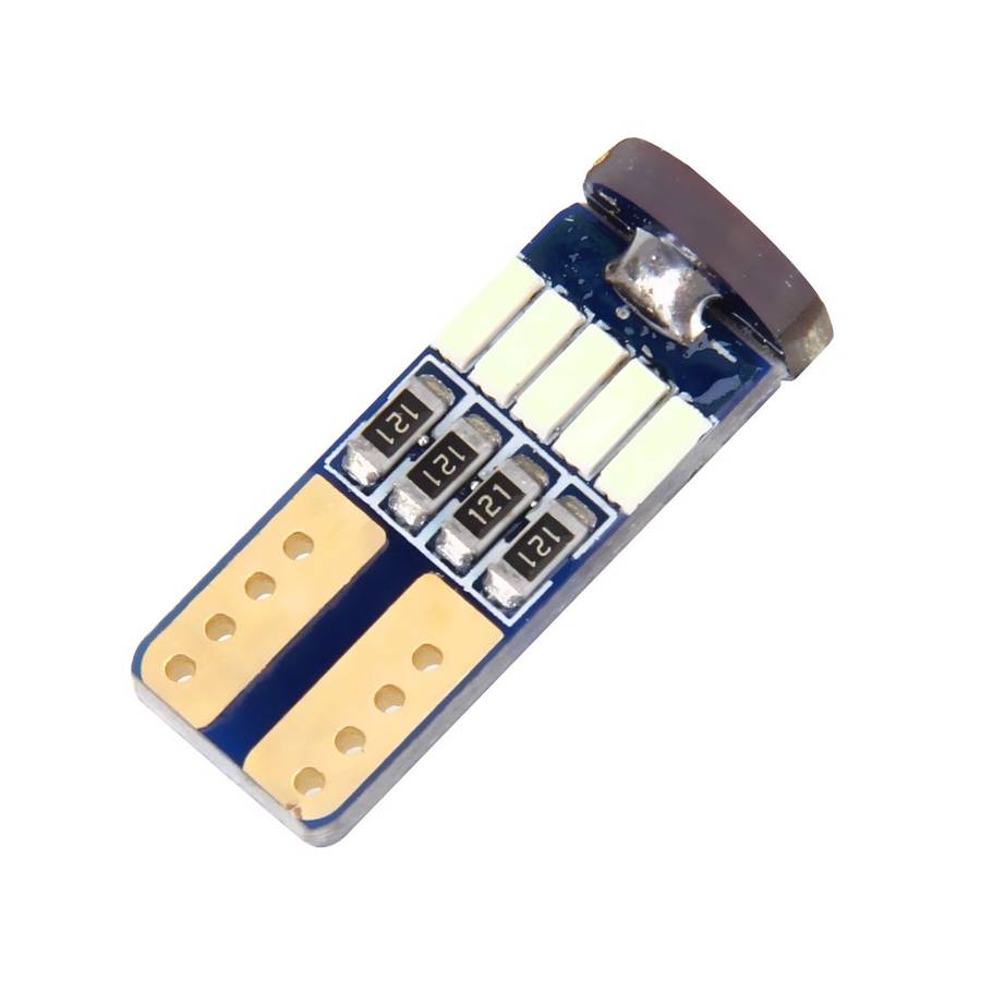 2PCS T10 3W 450LM White Light 15 LED 4014 SMD LED Decode Error-Free Canbus Car Clearance Lamp,DC12