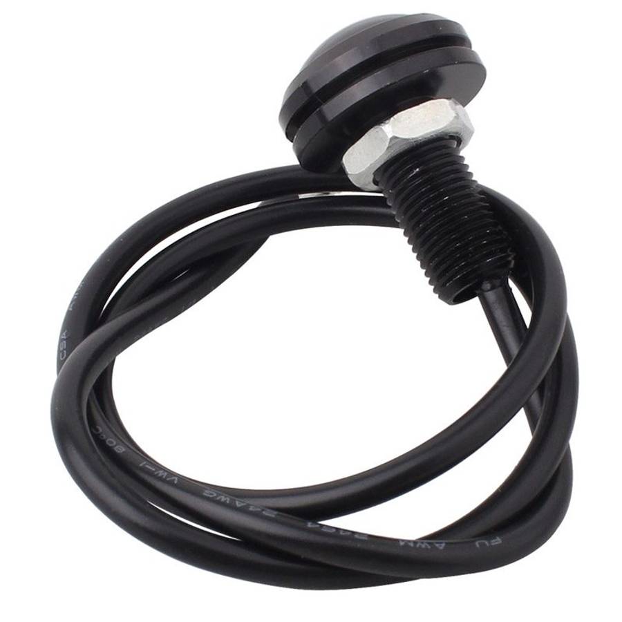 2 PCS 22.5mm 2W 200LM White + Yellow Light 4 LED SMD 5630 Eagle Eye Car Steering Light ... (Black)