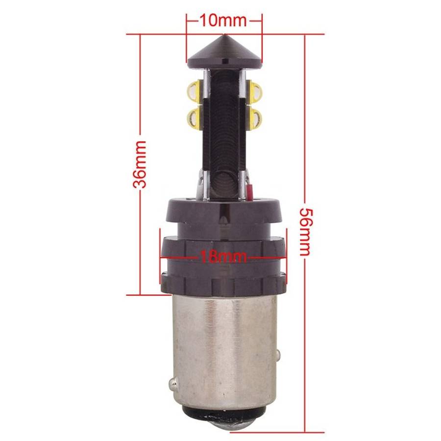 1157/BAY15D 20W 800LM White Light 4 XT-E LED Car Brake Light Steering Light Bulb, DC 12-24V