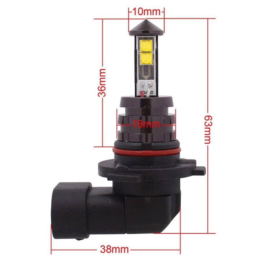 9005 20W 800LM White Light 4 XT-E LED Car Daytime Running Light Fog Light Bulb, DC 12-24V