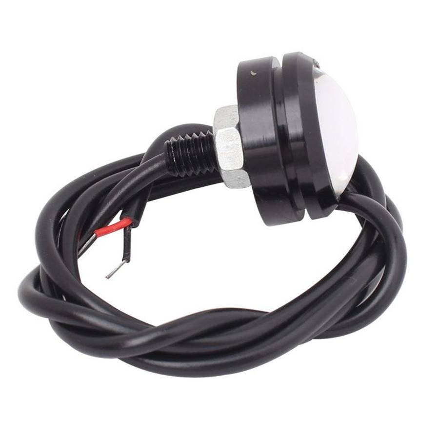 2 PCS 22.5mm 1.5W 150LM Pink Light 3 LED SMD 5630 Spotlight Eagle Eye Light Daytime Running Light
