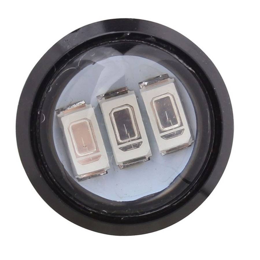 2 PCS 22.5mm 1.5W 150LM Red Light 3 LED SMD 5630 Spotlight Eagle Eye Light Daytime Running Light f