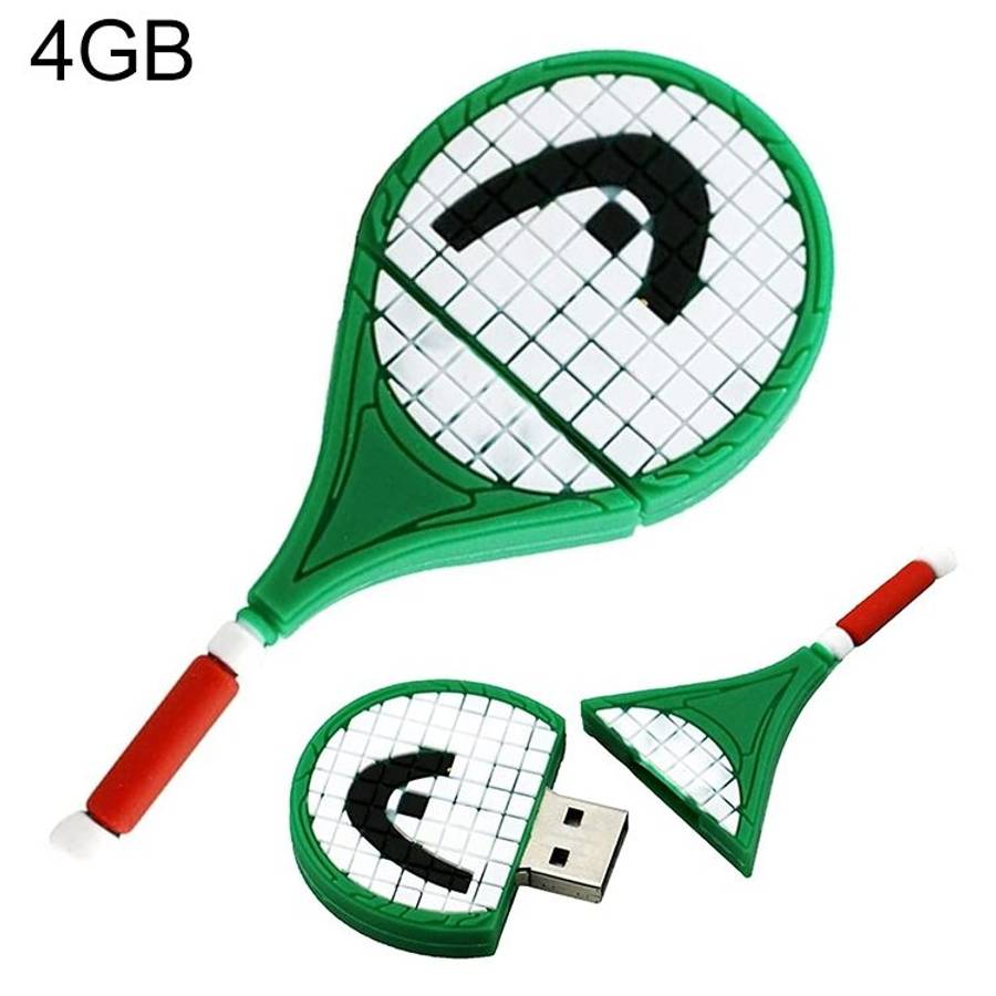 Tennis Racket Shape USB Flash Disk (4 GB)