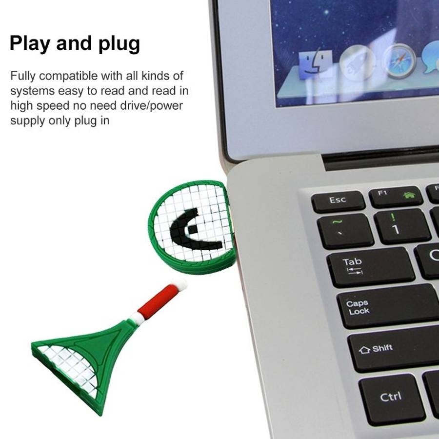 Tennis Racket Shape USB Flash Disk (4 GB)