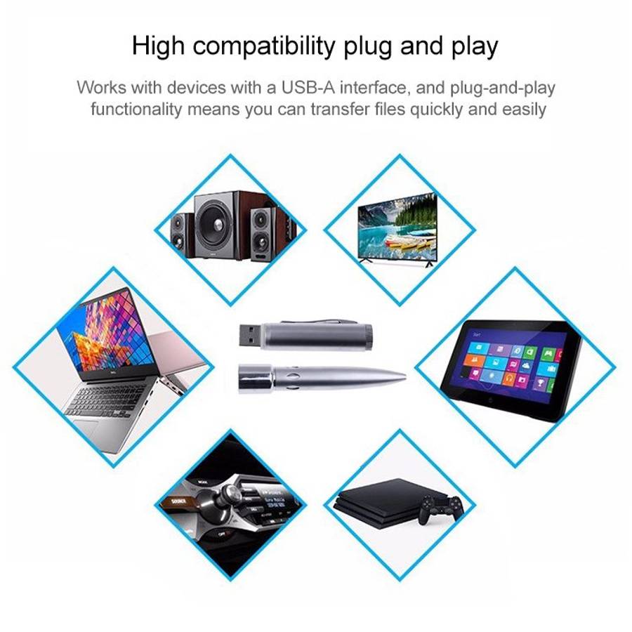 8GB USB2.0 Pen Driver(Silver)