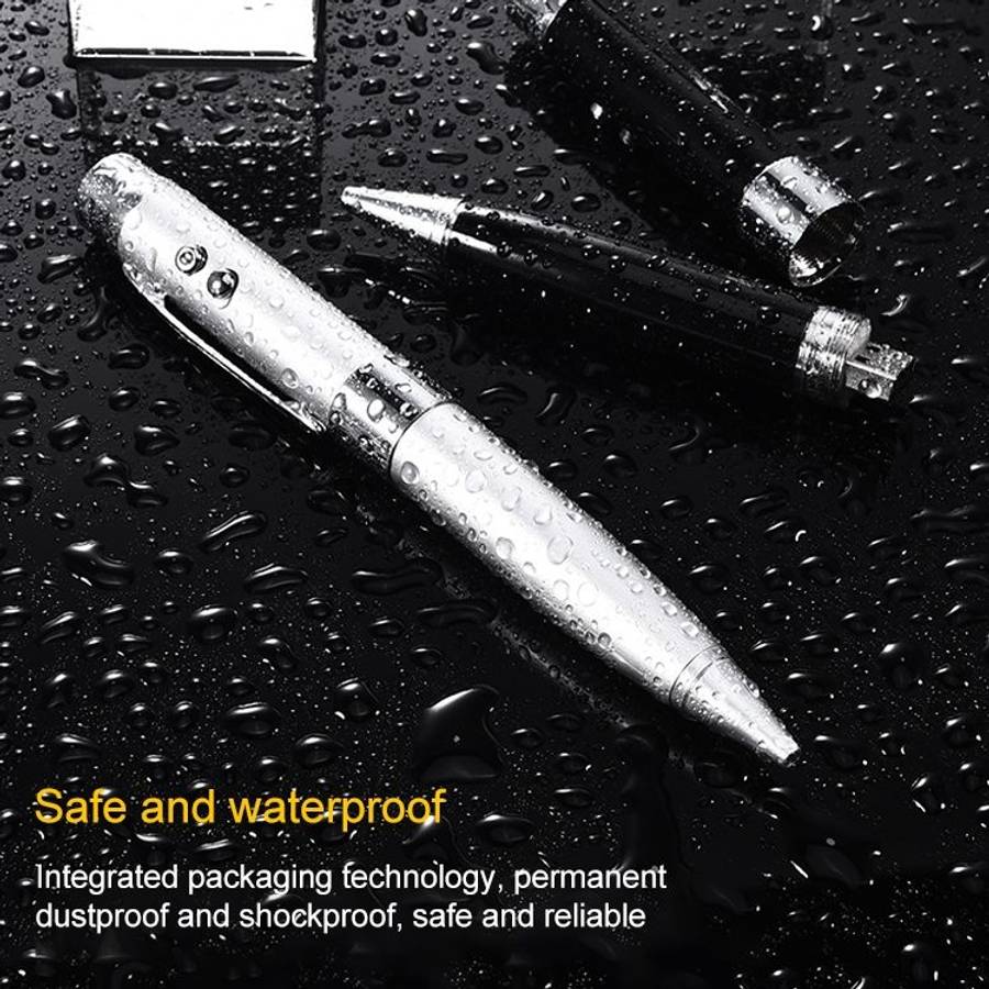 3 in 1 Laser Pen Style USB Flash Disk, Silver (4GB)