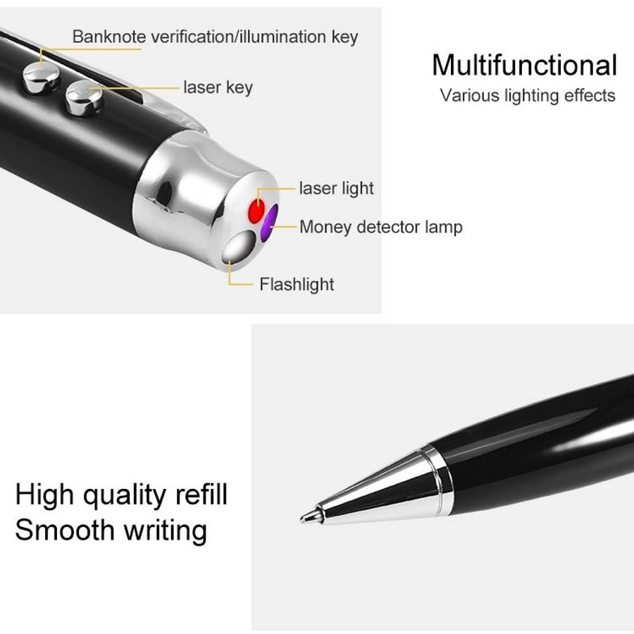 3 in 1 Laser Pen Style USB Flash Disk, Silver (8GB)