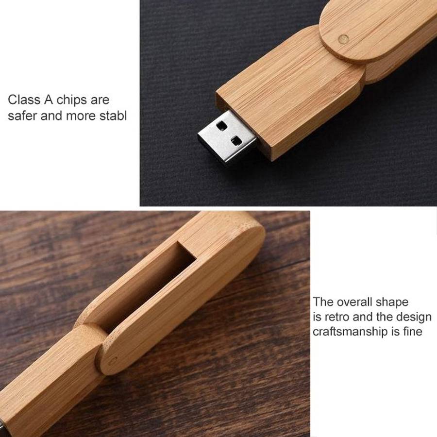 4 GB Wood Material USB Flash Disk